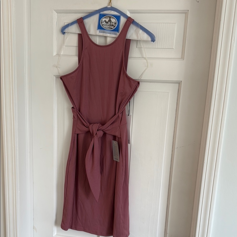 NSR Elegant Mauve Sleeveless Dress Size Medium NWT